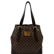 LOUIS VUITTON Hampstead GM Damier Ebene Shoulder Bag Brown
