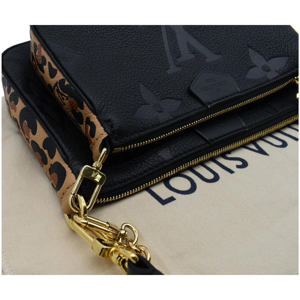 Louis Vuitton Multi Pochette Monogram Empreinte Shoulder Bag Black