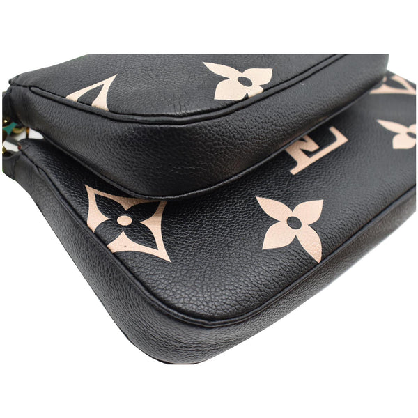 LOUIS VUITTON Multi Pochette Empreinte Leather Accessories Bag Bicolor