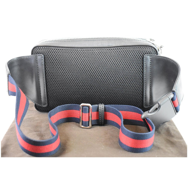 Gucci GG Supreme Leather Trim Belt Bumbag bag strap