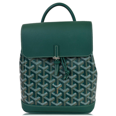 GOYARD Mini Alpin Calfskin 3Way Crossbody Backpack Green