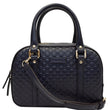 Gucci Microguccissima Small Leather Crossbody Bag Black