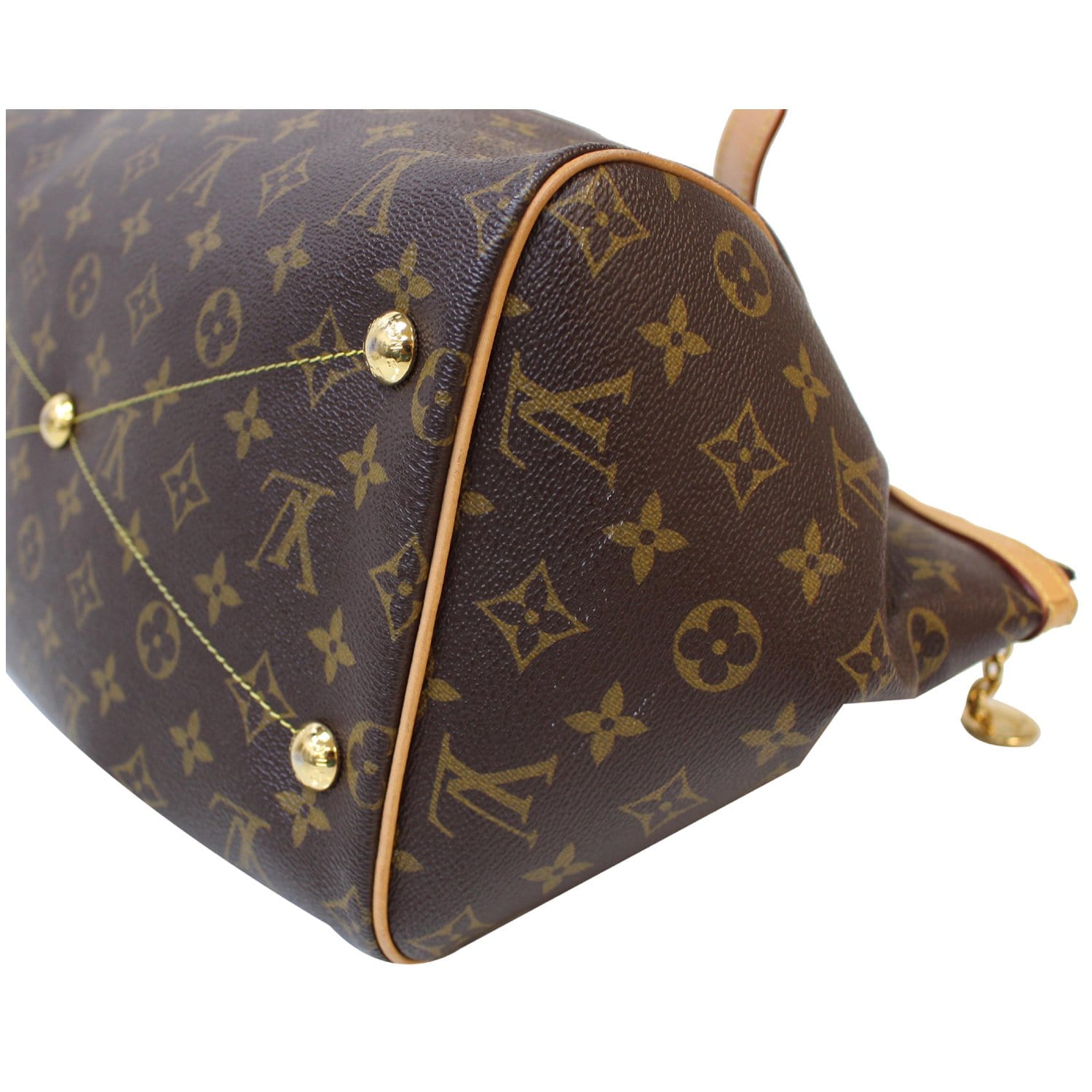 LOUIS VUITTON, Mélie, monogram canvas handbag/shoulder bag, front with  two zips, lined in burgundy suede, interior with three smaller  compartments, marked with year of manufacture (France, 2016). Vintage  clothing & Accessories 