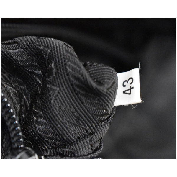 PRADA Tessuto Nylon Tote Shoulder Bag Black