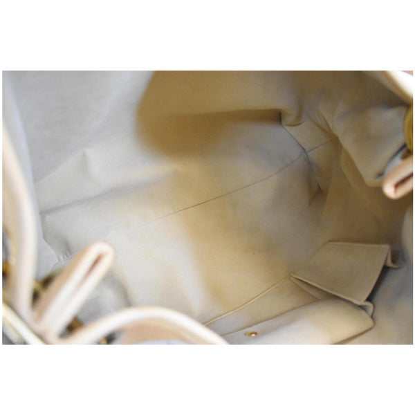 LOUIS VUITTON Galliera GM Damier Azur Shoulder Bag White