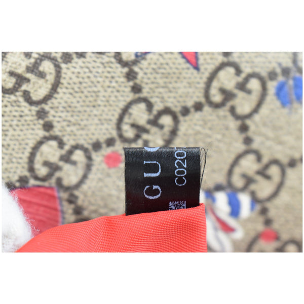 GUCCI Children's Duck Printed GG Coated Canvas Backpack Biege