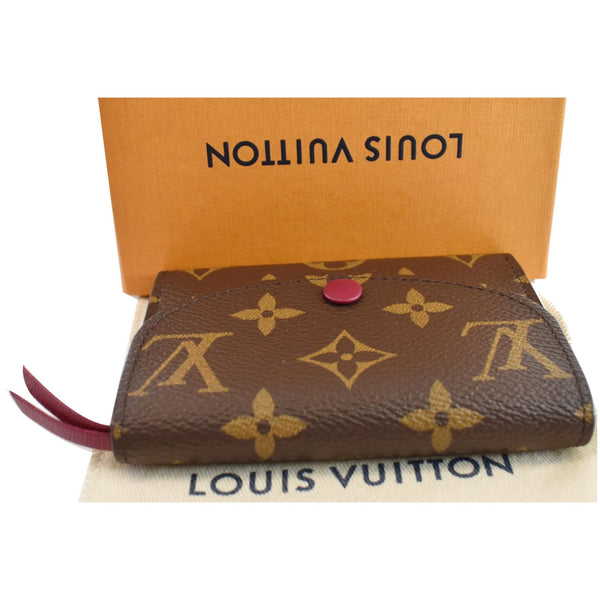 LOUIS VUITTON Rosalie Monogram Canvas Coin Purse Brown