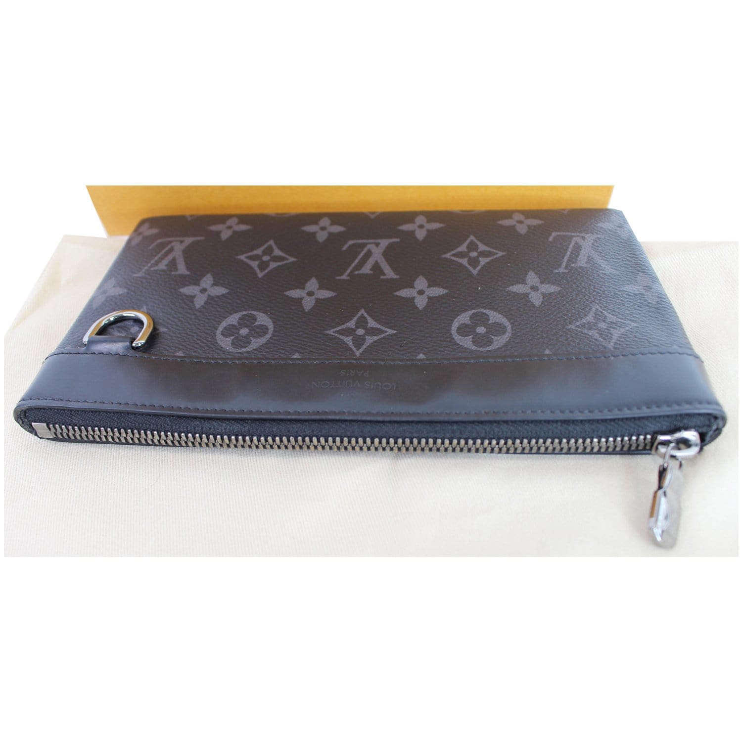 Louis Vuitton Discovery Pochette Second Clutch Bag(Black)