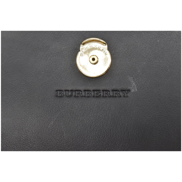 Burberry Henley Haymarket Check Canvas Wallet On Chain Bag