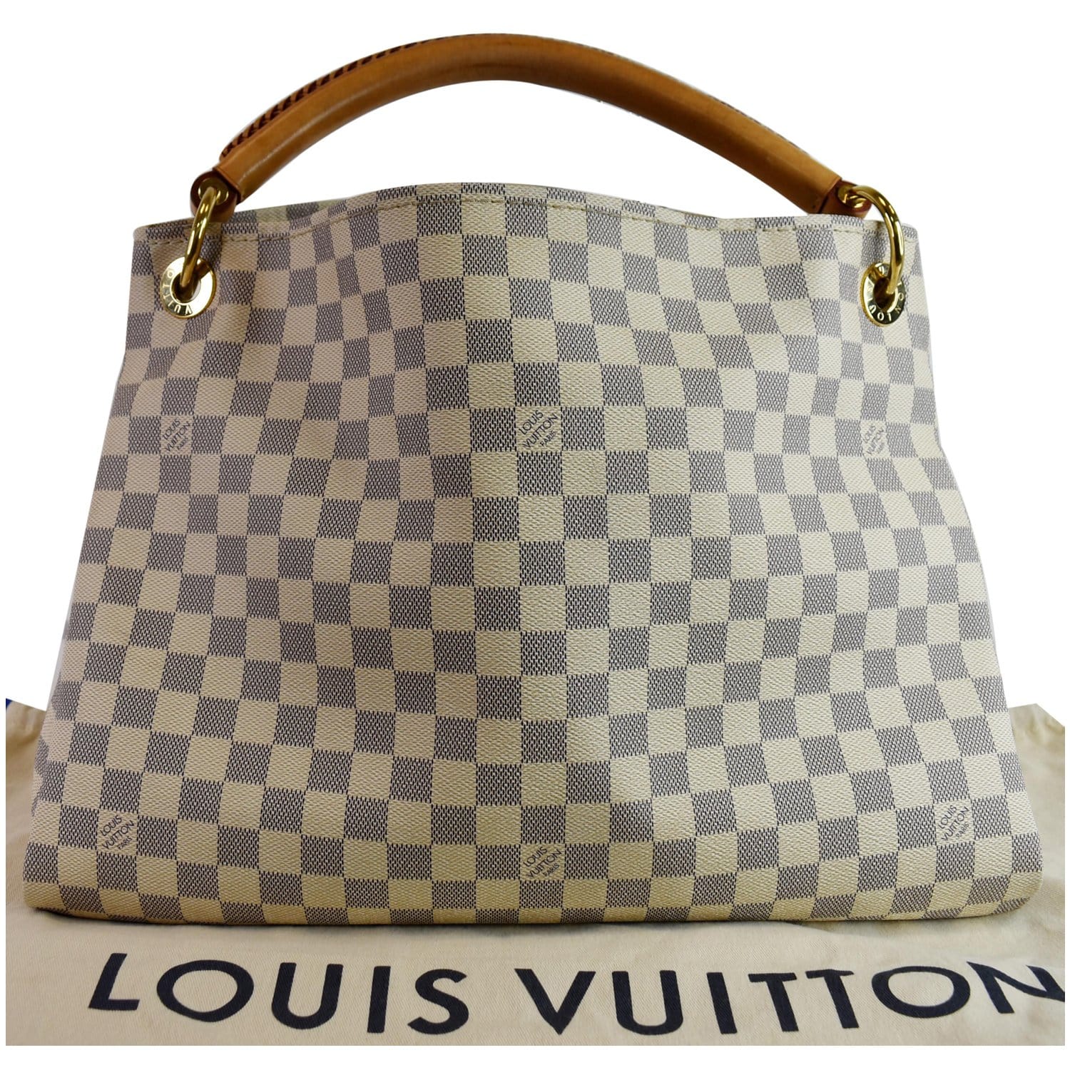 Louis Vuitton Damier Azur Artsy MM Shoulder Bag (SHF-22363) – LuxeDH
