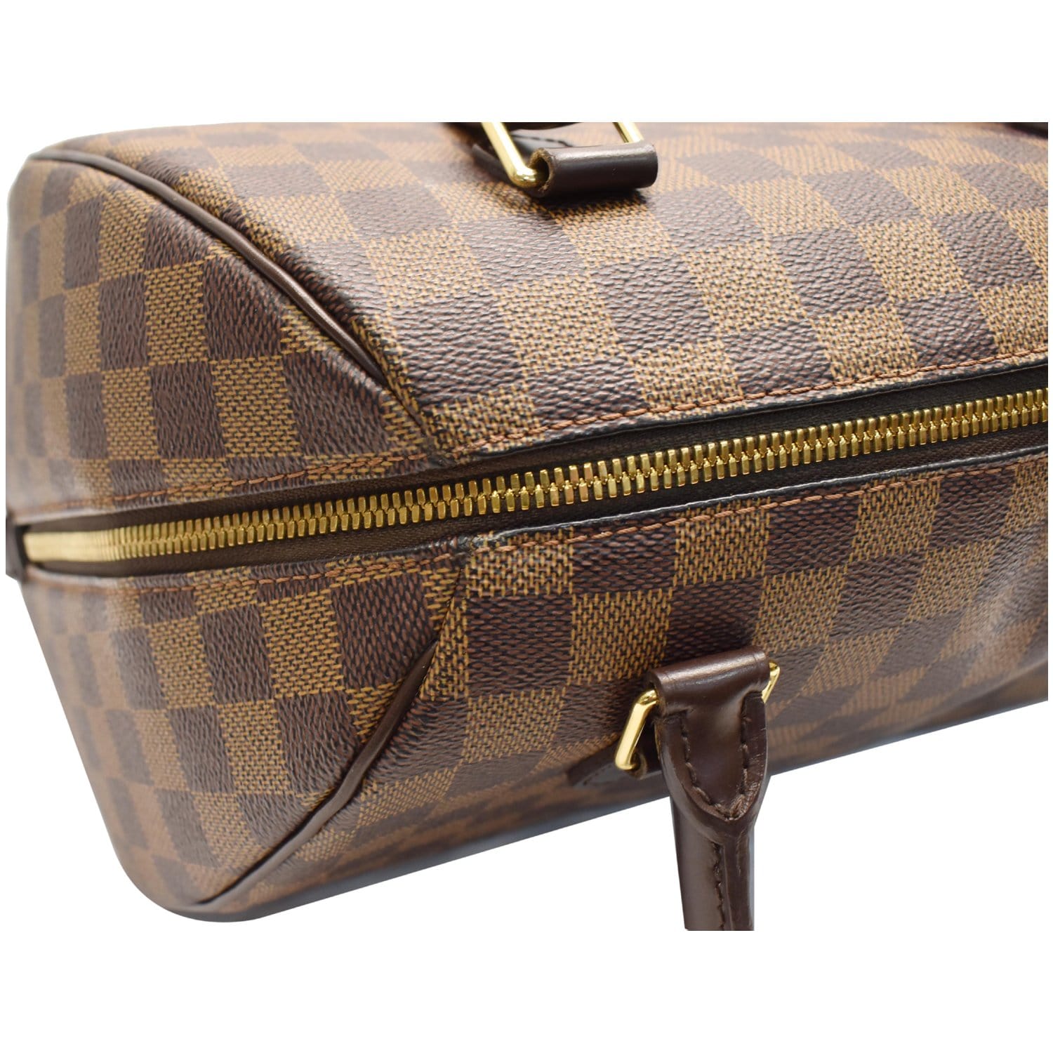 Brown Louis Vuitton Damier Ebene Mini Ribera Handbag – Designer Revival