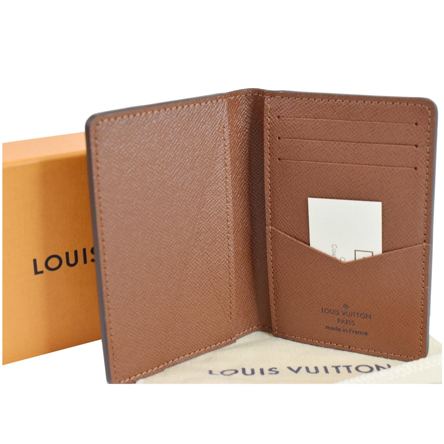 Louis Vuitton Exclamation Mark Blue Monogram Canvas Logo Pocket Organizer  Wallet