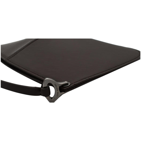 LOUIS VUITTON Demi Lune Epi Leather Pochette Bag Moka - Final Sale