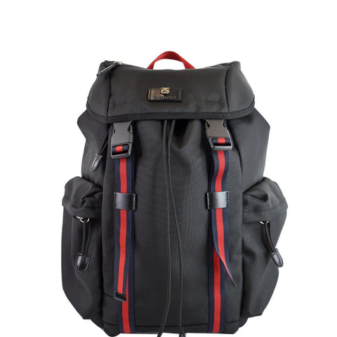 GUCCI Techno Fabric Backpack Bag Black 429037