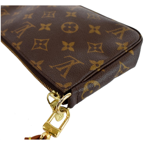 Louis Vuitton Pochette Monogram Canvas Pouch Brown - corner focused