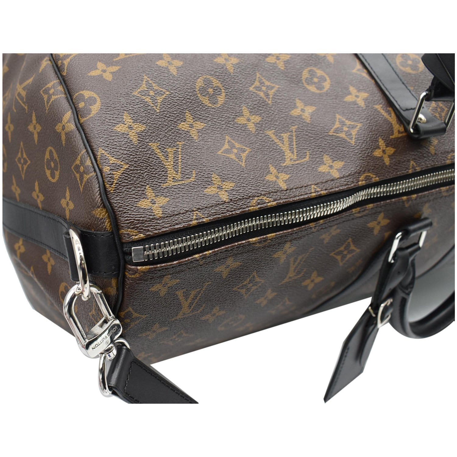 Louis Vuitton Monogram Macassar Keepall Bandouliere 55 Bag - Yoogi's Closet