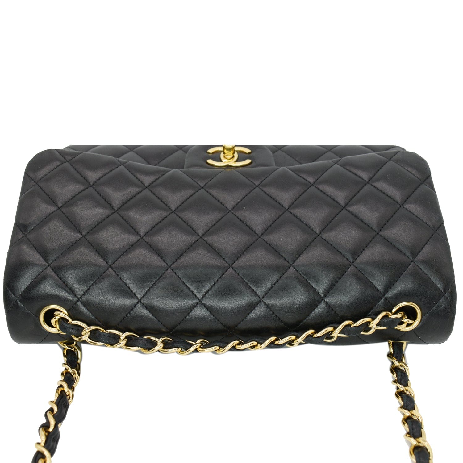 100% Authentic Chanel Black Quilted Lambskin and 50 similar items