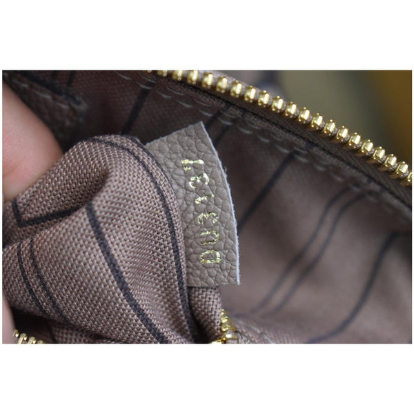 LOUIS VUITTON Speedy 25 Bandouliere Monogram Empreinte Leather Crossbody Bag Tourterelle