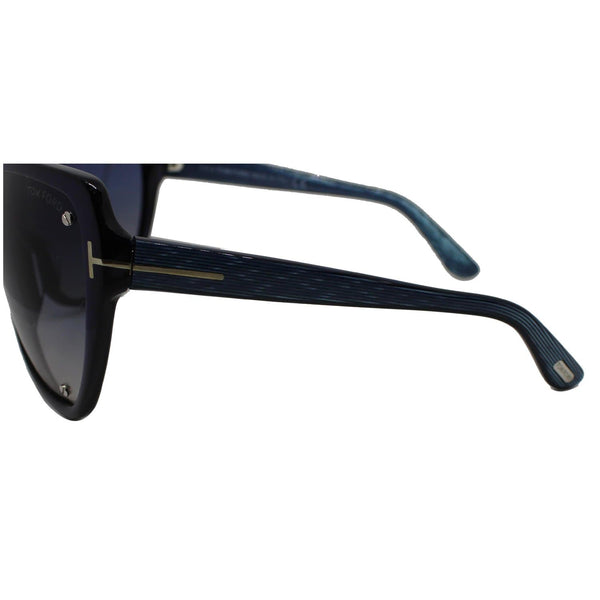 Tom Ford Ekaterina Sunglasses navy blue plastic frame