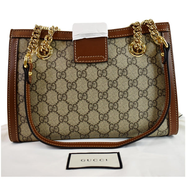 Gucci Padlock Small GG Supreme Canvas Bag front side view