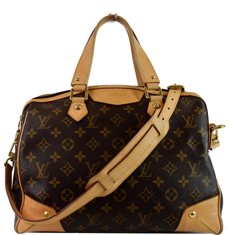 LOUIS VUITTON Monogram Canvas Retiro PM Shoulder Bag Brown