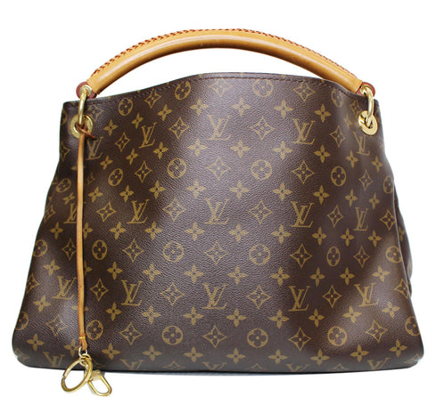 LOUIS VUITTON Artsy MM Monogram Canvas Shoulder Bag Brown