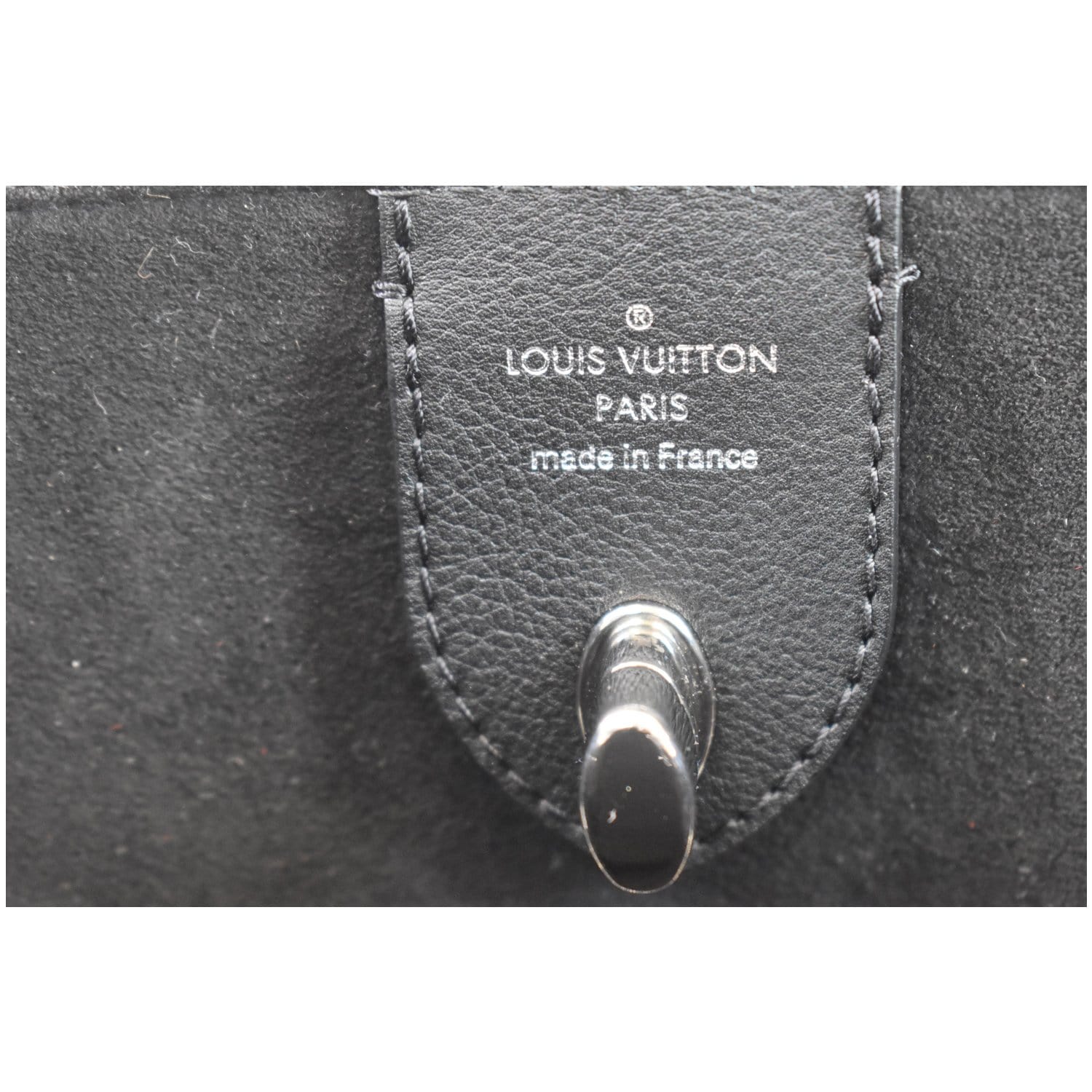 Louis Vuitton Black Leather Lockme Cabas Bag - Yoogi's Closet