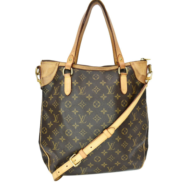 LOUIS VUITTON Odeon GM Monogram Canvas Shoulder Bag Brown