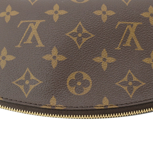 LOUIS VUITTON Monogram Canvas Cosmetic Pouch Brown