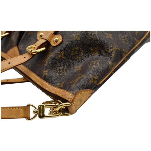 LOUIS VUITTON Palermo GM Monogram Canvas Tote Shoulder Bag Brown