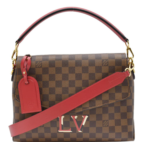 LOUIS VUITTON Beaubourg MM Damier Ebene Shoulder Bag Brown - Final Sale