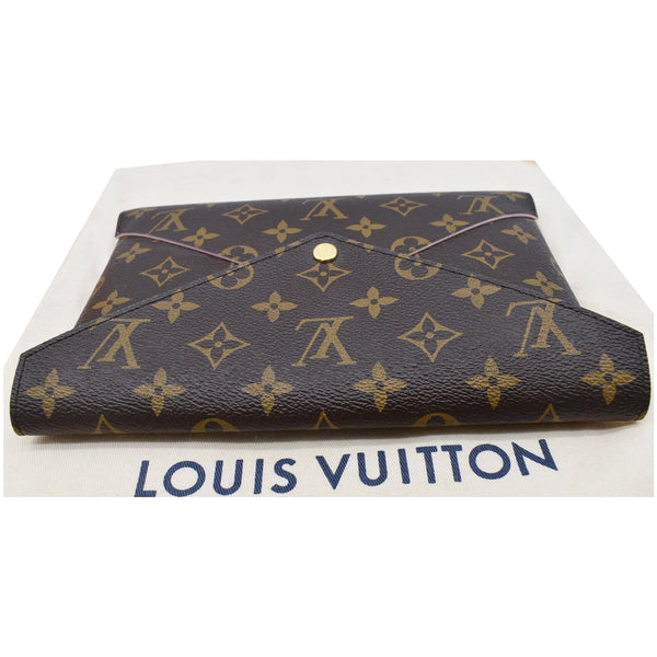 LOUIS VUITTON Kirigami Pochette Large Monogram Canvas Clutch Brown
