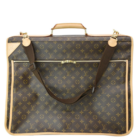LOUIS VUITTON Monogram Canvas Garment Carrier Travel Bag Brown