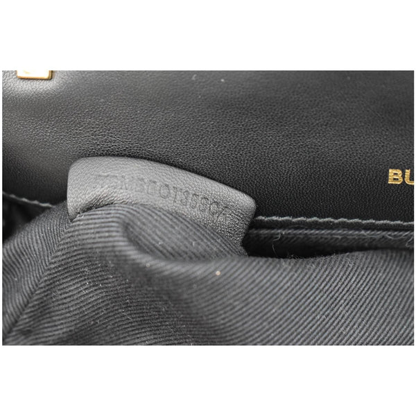 Burberry Small Horseferry Print Lola Quilted Leather Bag Black