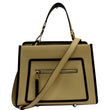 FENDI Runaway Medium Leather Tote Bag Beige