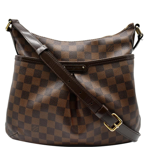 LOUIS VUITTON Bloomsbury PM Damier Ebene Crossbody Bag Brown
