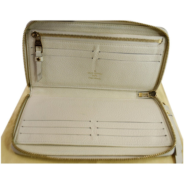 LOUIS VUITTON Empreinte Portefeuille Secret Wallet White