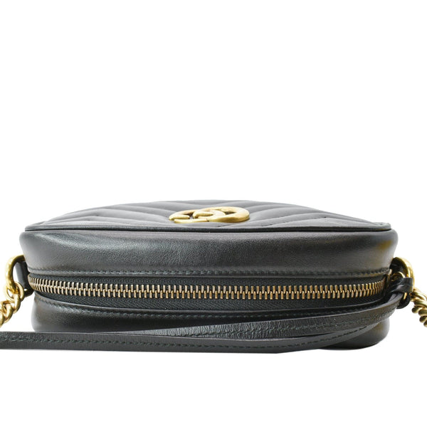 GUCCI GG Marmont Matelasse Mini Leather Crossbody Bag