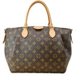 LOUIS VUITTON Turenne MM Monogram Canvas 2Way Shoulder Bag Brown