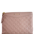 LOUIS VUITTON Daily Pouch Monogram Empreinte Leather Clutch Rose Poudre