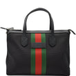 GUCCI Nylon Top Handle Shoulder Bag Black 630923
