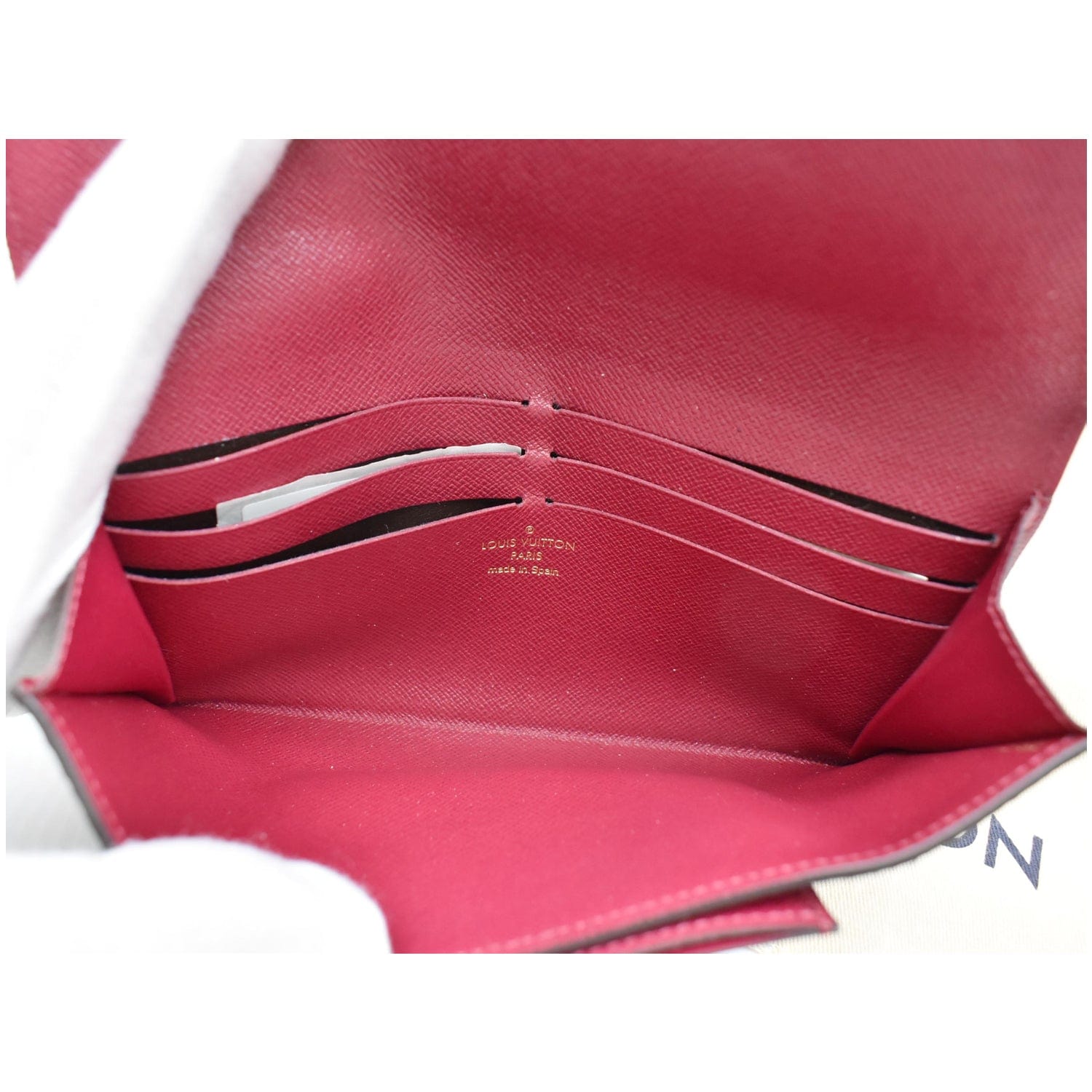 Sarah cloth wallet Louis Vuitton Brown in Cloth - 31528820