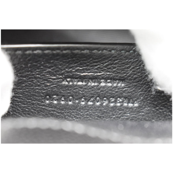 YVES SAINT LAURENT Kate Leather Clutch Wallet Black