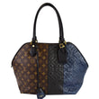 Louis Vuitton Blocks Stripes Monogram Leather Tote Bag