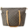 LOUIS VUITTON Totally MM Monogram Canvas Shoulder Bag Brown