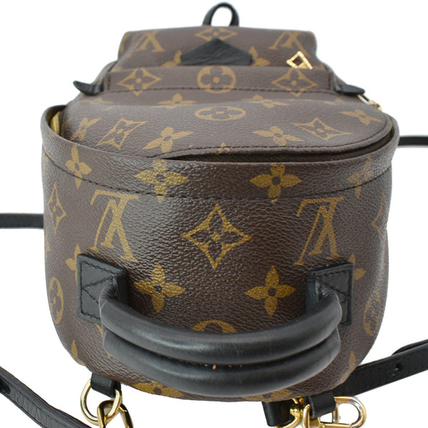 LOUIS VUITTON Palm Springs Mini Monogram Canvas Backpack Brown