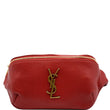 Yves Saint Laurent Classic Monogram Leather Belt Bag - Red
