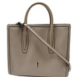 CHRISTIAN LOUBOUTIN Paloma S Medium Leather Tote Bag Gray