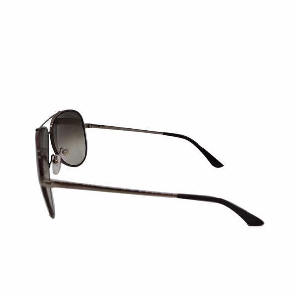 SALVATORE FERRAGAMO SF131S 211 60 Shiny Brown Sunglasses Brown Lens