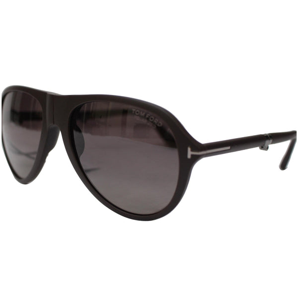 TOM FORD FT0381 60B 59 Dalton Folding Sunglasses Smoke Gradient Polarized Lens